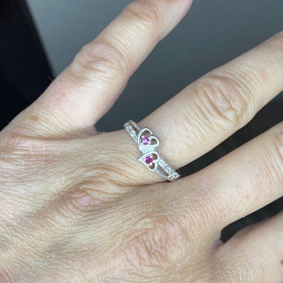 CUTE Double Heart Ring - Picture 2 of 2